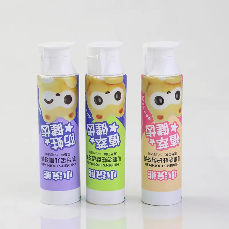 Laminated children's toothpaste tube